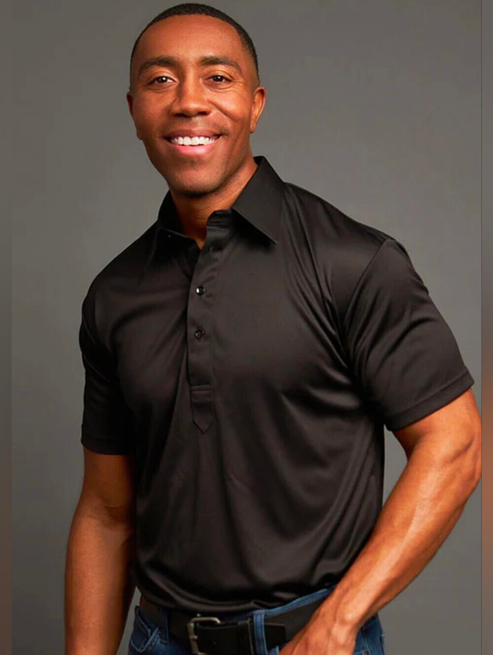 Collars & Co. The Original Dress Collar Polo Size 3XL in Black